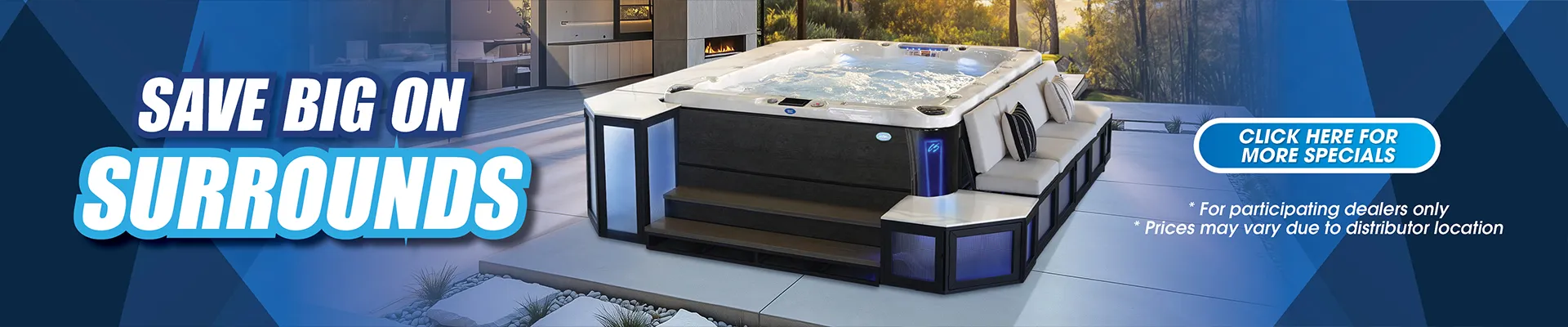 Calspas hot tub being used in a family setting - Mansfield