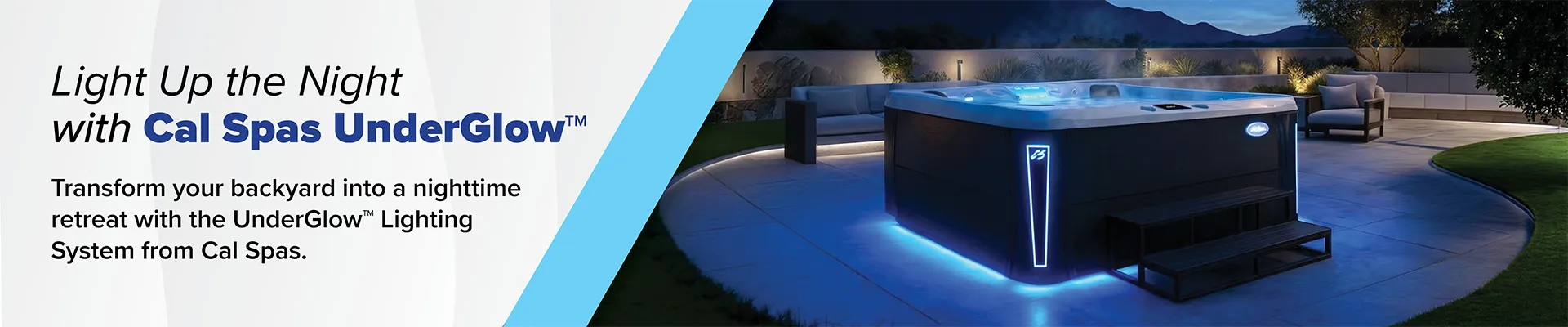 Calspas hot tub being used in a family setting - Mansfield